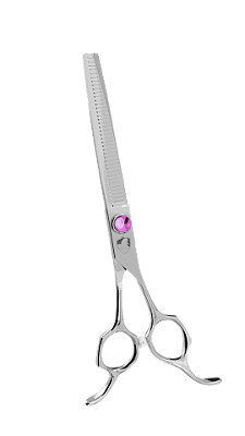 Tesoura Groom Show AKIO 7,5" (Semidentada )