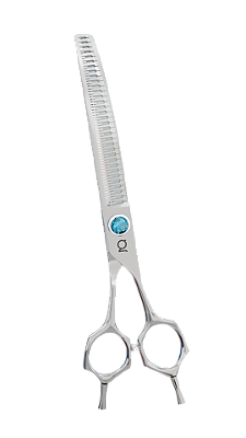 Tesoura Groom Show Akio 7.5"  (Tubarão curva) Fantástic edition