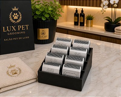 Organizador para Lâminas de Tosa Profissional | Porta Lâminas Universal 3D | Grooming Pet Shop