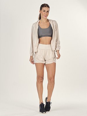 Shorts Duplo Fitness Maré Feminino