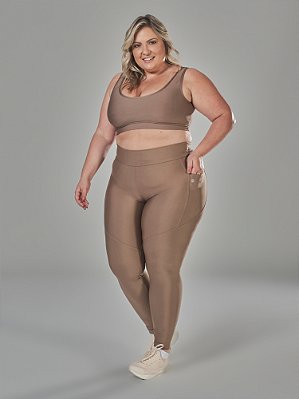 Top Fitness Plus Size com Bojo Núcleo