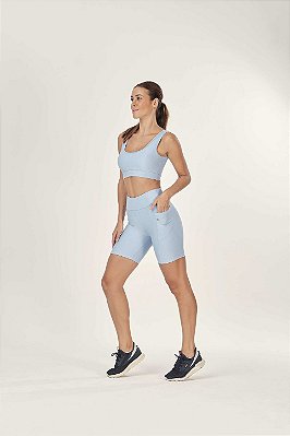 Bermuda Fitness Premium com Bolso Brisa Feminina