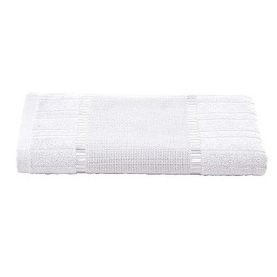 Toalha de lavabo cor Branca para pintar e bordar Bella 30x45cm - 12 pc