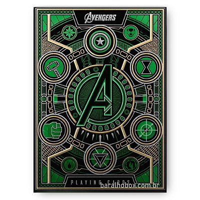 Baralho Avengers (Vingadores) - Infinity Saga Verde