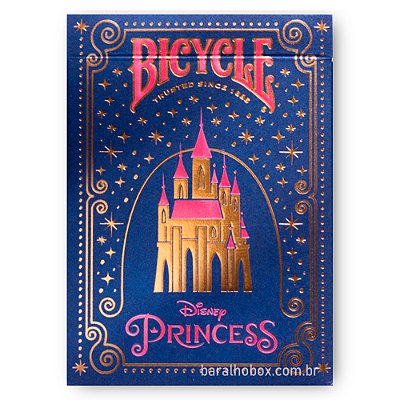 Baralho Bicycle Disney Princesas Azul