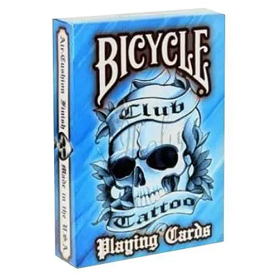 Baralho Bicycle Club Tattoo V2 azul