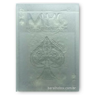 Baralho MPC Invisible Aqua - Transparente