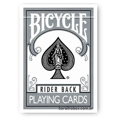 Baralho Bicycle Rider Back Silver