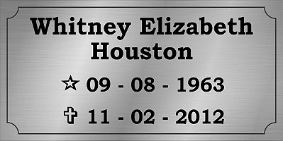 Placa de inox gravada em baixo relevo, com letras pretas, no tamanho 20x10cm, sem foto