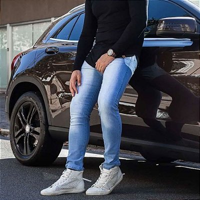Calça Jeans Gold Destroyed Masculina Skinny Dubai *