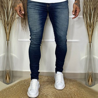 Calça Jeans Destroyed Masculina Skinny AN02 *