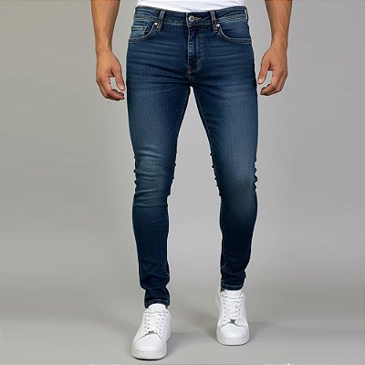 Calça Jeans Destroyed Masculina Skinny AN02 *
