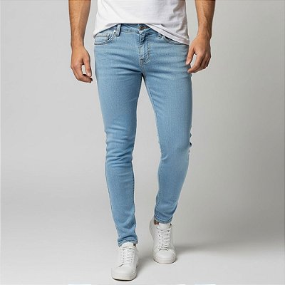 Calça Jeans Destroyed Masculina Skinny RW10 *