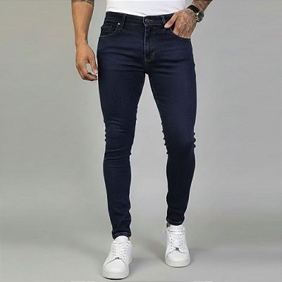 Calça Jeans Destroyed Masculina Skinny VK03 *