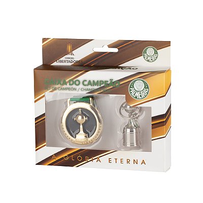 Medalha + Chaveiro 3D Palmeiras Libertadores