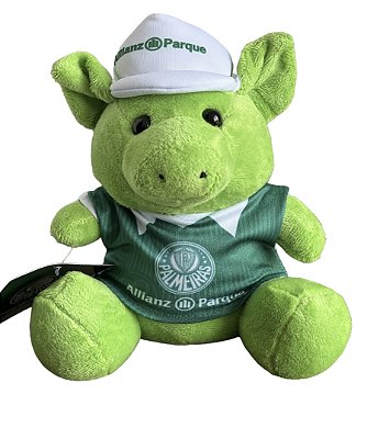 Porquinho de Pelúcia do Palmeiras - Camisa Verde