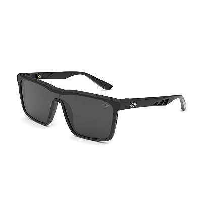Óculos de Sol Masculino Mormaii Roma Preto Fosco Lente Cinza