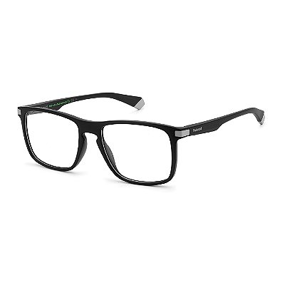 Armação Masculina Polaroid PLD D447 Preto e Cinza Fosco
