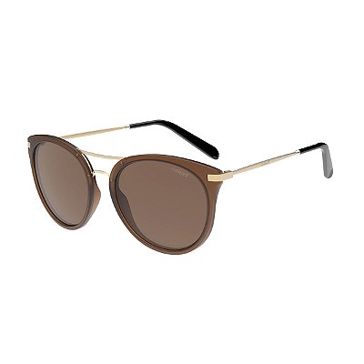 Óculos de Sol Colcci Linda Marrom Fosco Lente Marrom