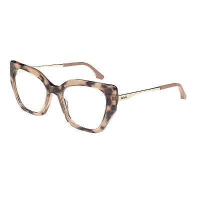 Armação Feminina Colcci Jade Demi Rosa Leitoso Brilho Tam.55