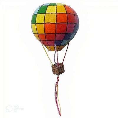 Balão Colorido em Cabaça P1 - SP