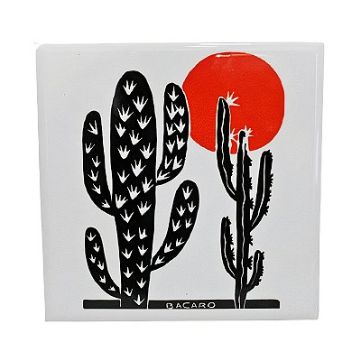 Azulejo 15x15 Sertão Laranja 2 - Bacaro Borges - PE