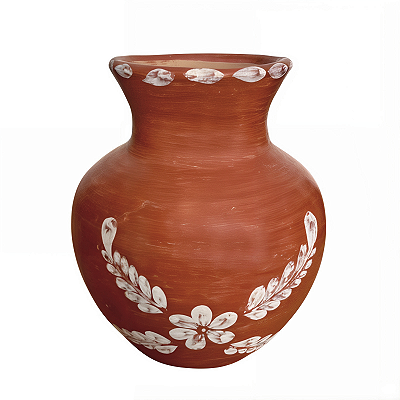 Vaso Bojudo Corrente de Flores - Marijosi - Maragogipinho - BA