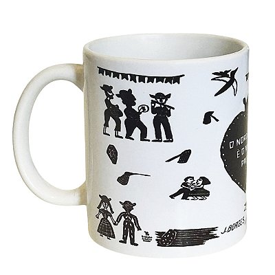 Caneca Xilogravura - J. Borges - PE