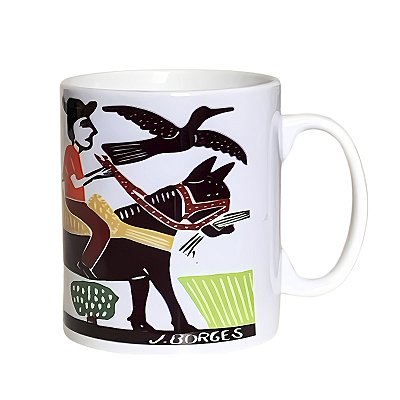 Caneca Xilogravura - J. Borges - PE