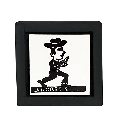 Quadro Preto e Branco Mini - J. Borges - PE