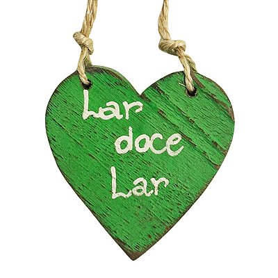 Coração com Dizeres "Lar Doce Lar" - Beth - MG