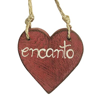 Coração com Dizeres "Encanto" - Beth - MG