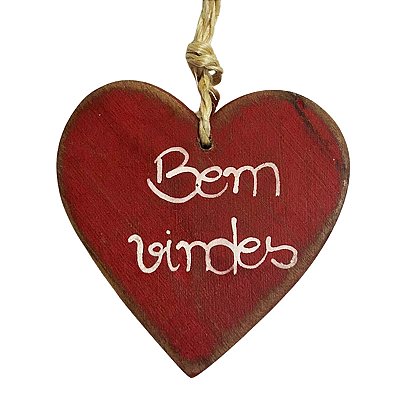 Coração com Dizeres "Bem Vindes" - Beth - MG