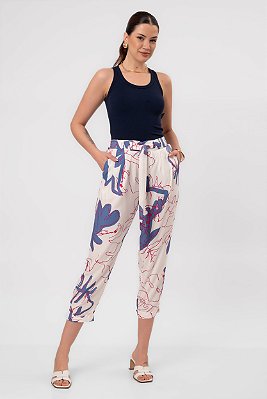 CALÇA VISCOSE BRUNA OFF WHITE