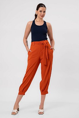 CALÇA JOGGER LAURA DAMASCO