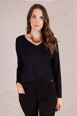 Blusa Renata Essential Preto