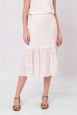 SAIA MIDI MEG OFF WHITE