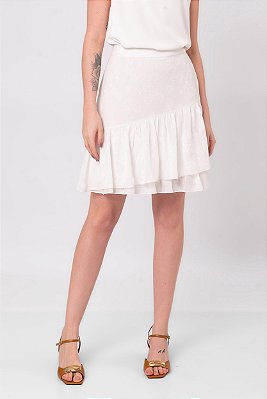 SAIA CURTA MEG OFF WHITE