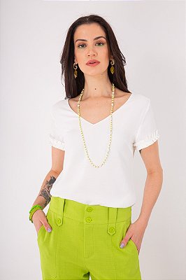 BLUSA LUCIANA OFF WHITE