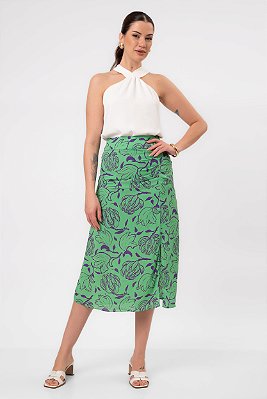 SAIA MIDI ESTAMPADA ANDRESSA