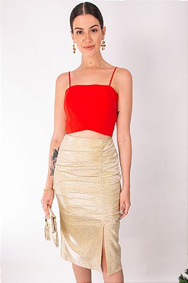 CROPPED DE ALÇA FEMININO LIVIA