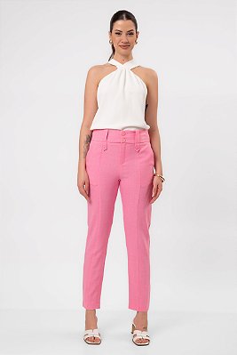 CALÇA CREPE ROSA AGATHA