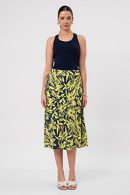 SAIA MIDI ESTAMPADA PENÉLOPE