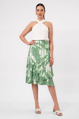 SAIA MIDI ESTAMPADA NINA