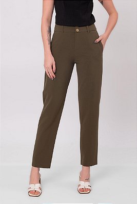 CALÇA CLASSIC ALFAIATARIA VERDE MILITAR