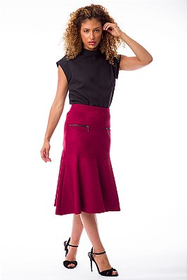 BLUSA CREPE GOLA MANGA CURTA PRETO JADE