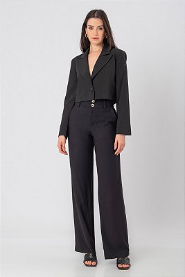 BLAZER CREPE PRETO LARA