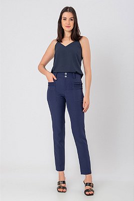 CALÇA CREPE MARINHO ANA VITORIA