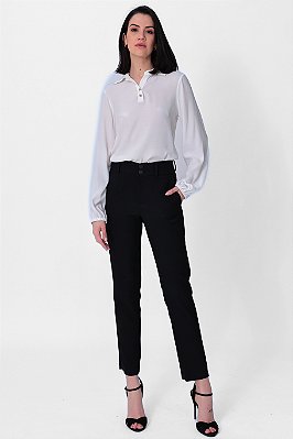 CALÇA CREPE PRETO MAYA