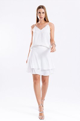 REGATA DECOTE V CREPE OFF WHITE LIA